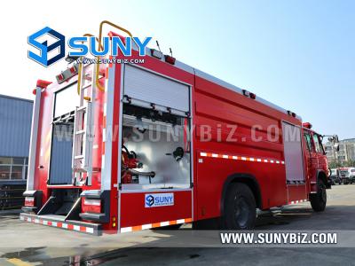 10000 L Water Foam Tank Fire Fighting Truck 