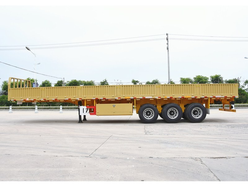 Flatbed Cargo Transportation Semi Trailer