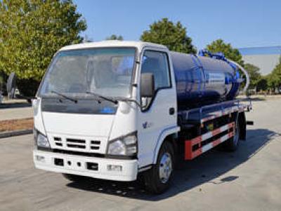 ISUZU 5cbm Vacuum Sewage Suction Truck