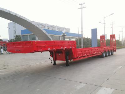 4 Axles Low Flat Bed Goose-neck Semi-trailer