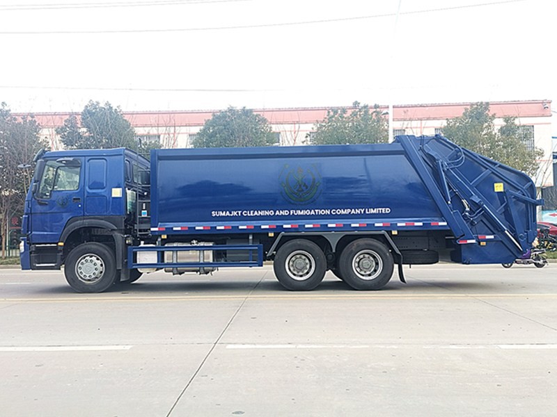 HOWO 20cbm Heavy Duty Rear Load Garbage Truck